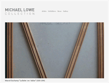 Tablet Screenshot of michaellowecollection.com